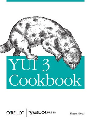 cover image of YUI 3 Cookbook